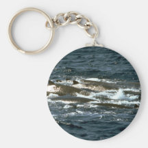 Baird's beaked whale key chain