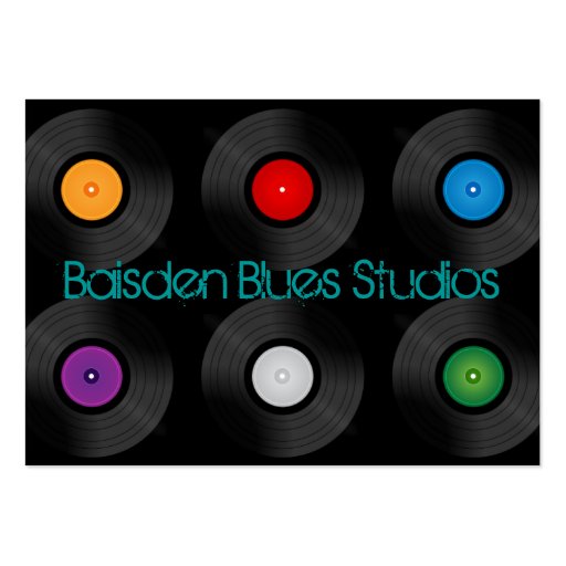 Baisden Blues Studio Business Card (back side)