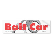 Bait Car Classic Bumper Sticker