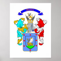Baits family Hungarian Coat of Arms 11x15 poster