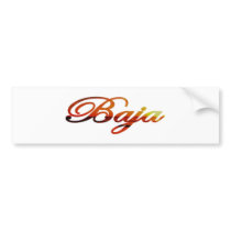Baja Bumper Sticker