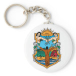 Baja California, Mexico flag Keychain
