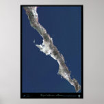 Baja California, Mexico  satellite poster