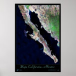Baja California , Mexico  satellite poster