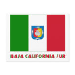 Baja California Sur Unofficial Flag Postcards