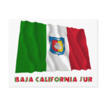 Baja California Sur Waving Unofficial Flag Post Card