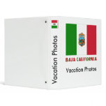 Baja California Unofficial Flag Vinyl Binder