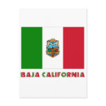 Baja California Unofficial Flag Postcard