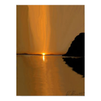 Baja Sunset - Freehand posters