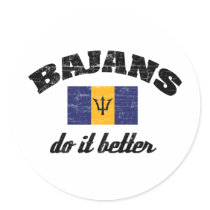 Bajan do it better sticker