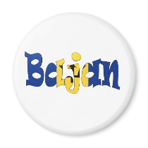 Bajan Fridge Magnet