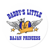 Bajan Princess Stickers