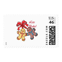 Bake Gingerbread Men postage by freespiritdesigns Bake Gingerbread Men postage