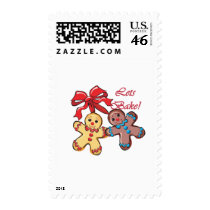 Bake Gingerbread Men postage by freespiritdesigns Bake Gingerbread Men postage