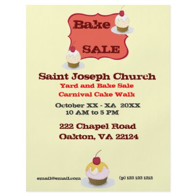 Bake Sale Full Color Flyer by happytwitt