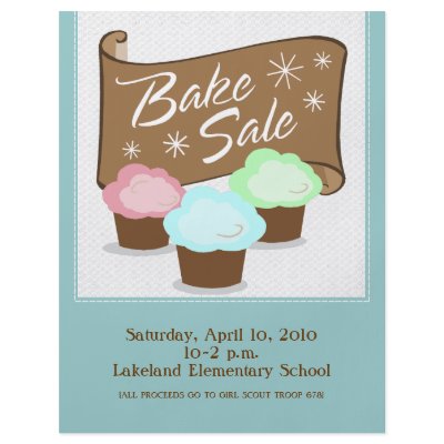 Bake Sale Flyers by noteworthy