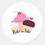 Bake Sale Round Stickers
