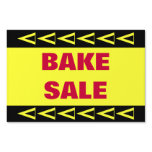 Bake Sale yard signs
