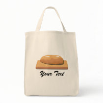 Baked Bread Grocery Tote Bag by HomegrownLove Baked Bread Grocery Tote Bag