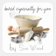 Baked by YOU Gift Tags Stickers