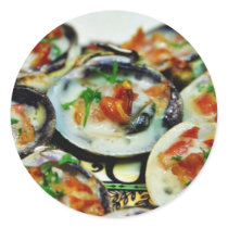 Baked Clams With Champagne Sauce And Pancetta stickers by lifesphere Baked Clams With Champagne Sauce And Pancetta stickers