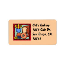 Baked Goods address label
