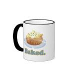 BAKED text baked potato Coffee Mugs