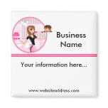 Baker/Bakery/Pastry Chef Frig Magnet Design 1 magnets