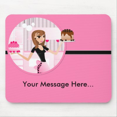 Baker/Bakery/Pastry Chef Mousepad Design 3 by mrssocolov2