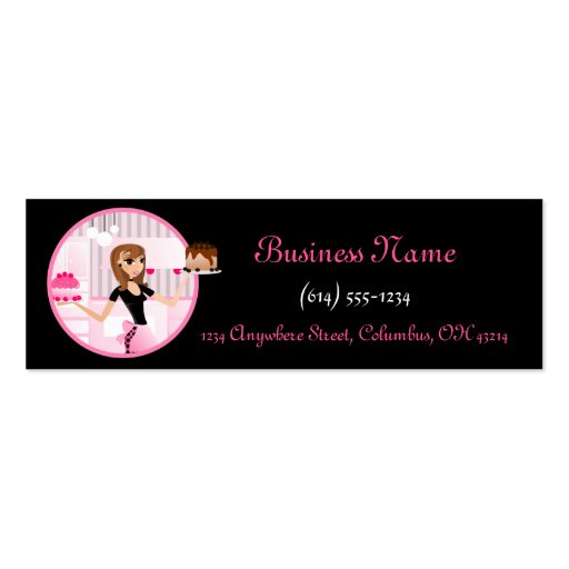 Baker/Bakery/Pastry Chef Profile Cards (2 Design) Business Card