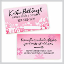 Baker baking utensils business card 2 business cards by chefcateringbizcards Baker baking utensils business card 2 business cards