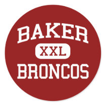 Baker - Broncos - Middle - Corpus Christi Texas stickers by customteamsportswear Baker - Broncos - Middle - Corpus Christi Texas stickers