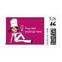 Baker Chef Postage Stamp Art by monicastamp Baker Chef Postage Stamp Art