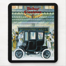 Baker Electric Cars - Vintage Ad Mousepad