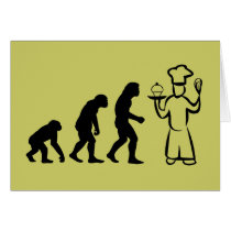 Baker Evolution Greeting Cards