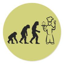 Baker Evolution Round Sticker