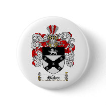 BAKER FAMILY CREST -  BAKER COAT OF ARMS buttons