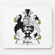 Baker Family Crest mousepads