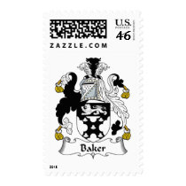 Baker Family Crest Stamps