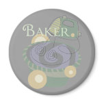 Baker Fridge Magnet