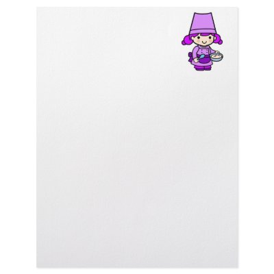 Baker girl 2 custom letterhead by OccupationStation