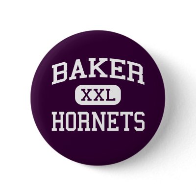 Baker - Hornets - High School - Mobile Alabama Pin by customteamsportswear