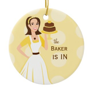 Baker In Out Ornament
