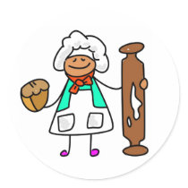 Baker Kid stickers