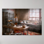 Baker - Kitchen - The commercial bakery Posters