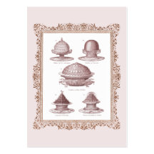 Baker, Pastry Chef's Vintage Style Business Card