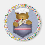 Baker Pocket Bear Fridge Magnet