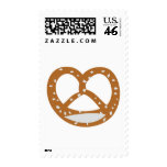 baker pretzel bakery logo symbol postage stamps