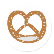 baker pretzel bakery logo symbol stickers by Tomaniac baker pretzel bakery logo symbol stickers