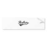 Baker Professional Job Bumper Sticker